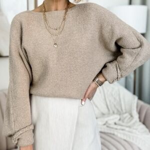 Abercrombie & Fitch Slash Dolman Sweater, L/XL